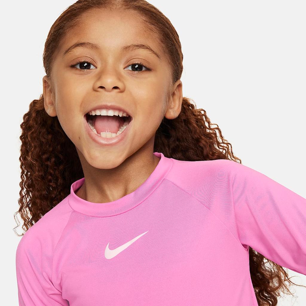 Nike Swim Charms Little Kids&#039; (Girls&#039;) Long-Sleeve Hydroguard NESSE771-652