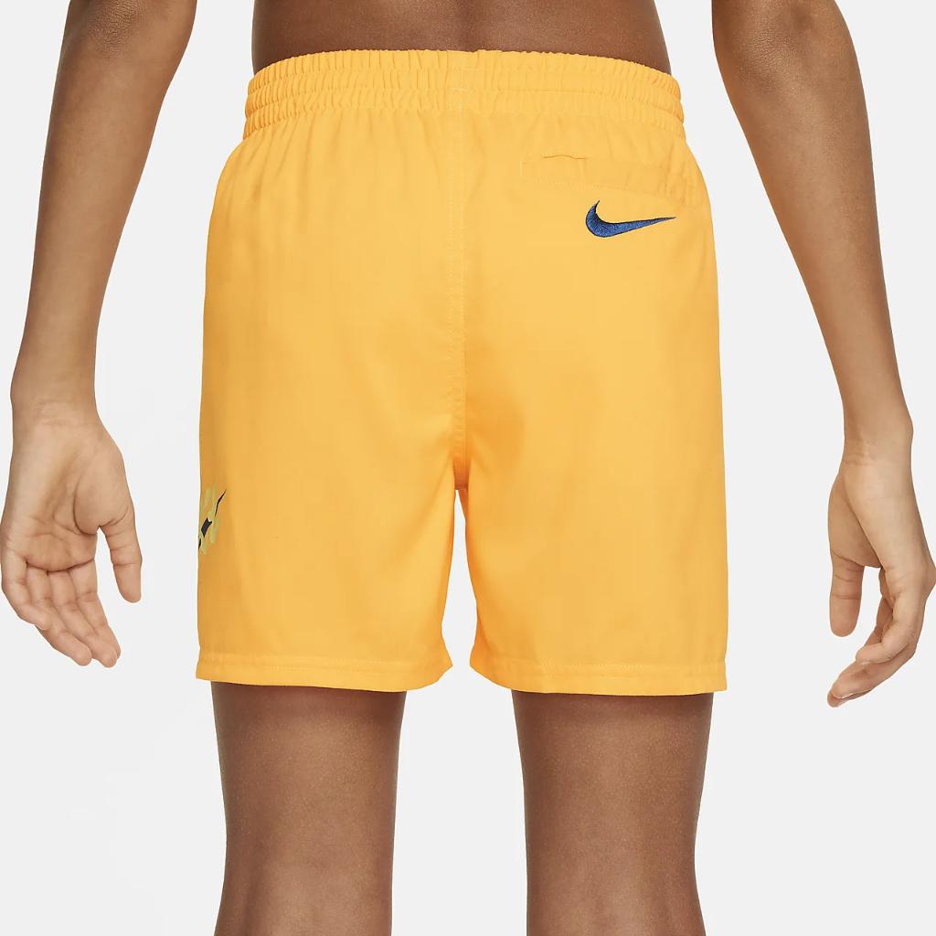 Nike Swim Scribble Big Kids&#039; (Boys&#039;) 4&quot; Volley Shorts NESSE806-818