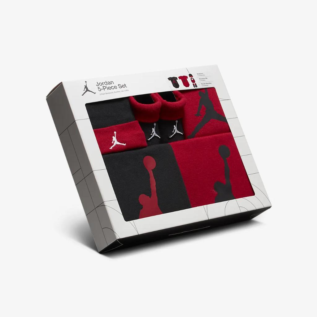 Jordan 5-Piece Core Gift Set Baby 5-Piece Bodysuit Boxed Set NJ0595-R78