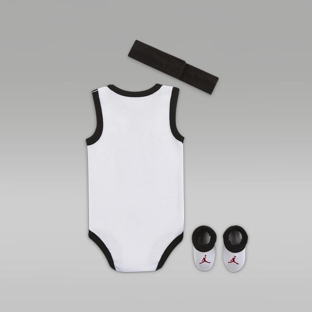Jordan 3-Piece Mesh Jersey Bodysuit Box Set Baby 3-Piece Bodysuit Box Set NJ0598-001