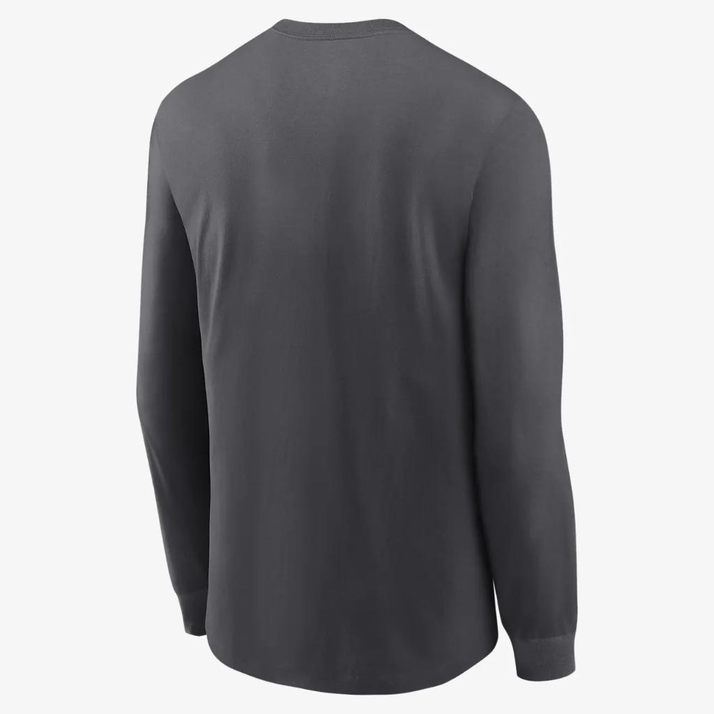 Nike Team Slogan (NFL New York Giants) Men&#039;s Long-Sleeve T-Shirt NKAC06F8I-0YK