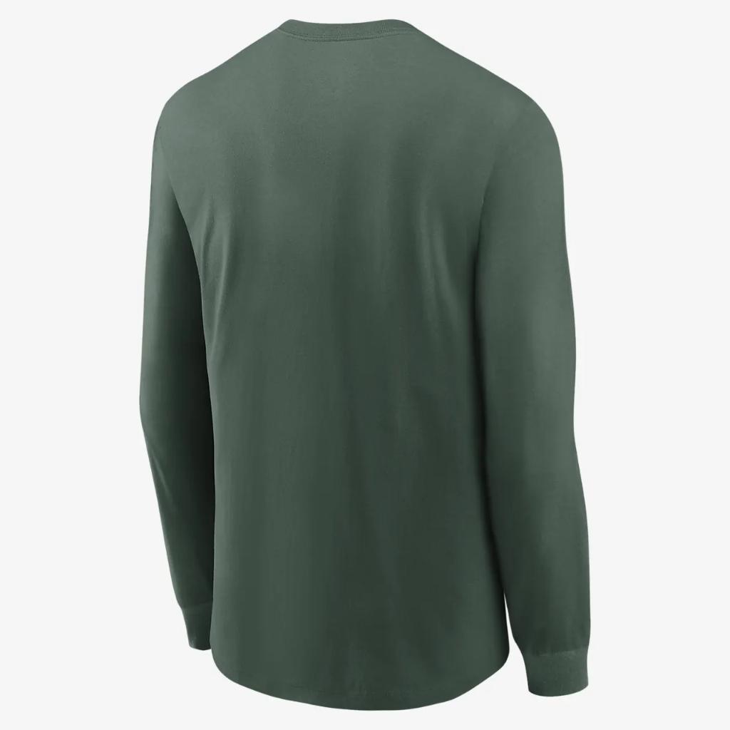 Nike Team Slogan (NFL Green Bay Packers) Men&#039;s Long-Sleeve T-Shirt NKAC3EE7T-0YK