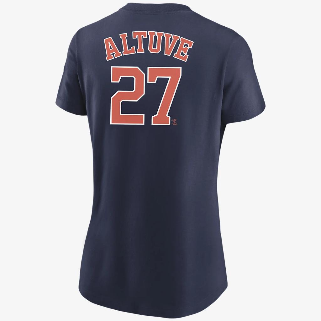 MLB Houston Astros (Jose Altuve) Women&#039;s T-Shirt NKAF44BHU3-JKA