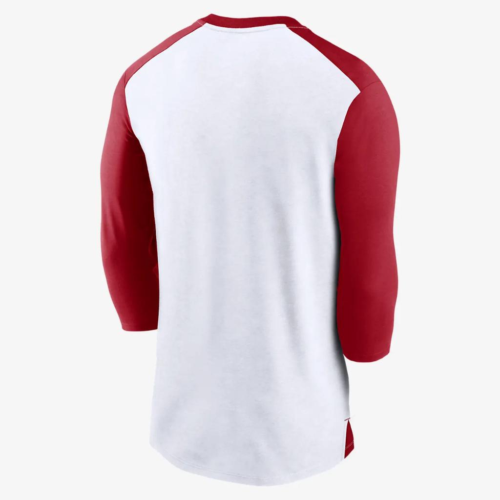 Nike Rewind Colors (MLB California Angels) Men&#039;s 3/4-Sleeve T-Shirt NKGN061NA93-0RA