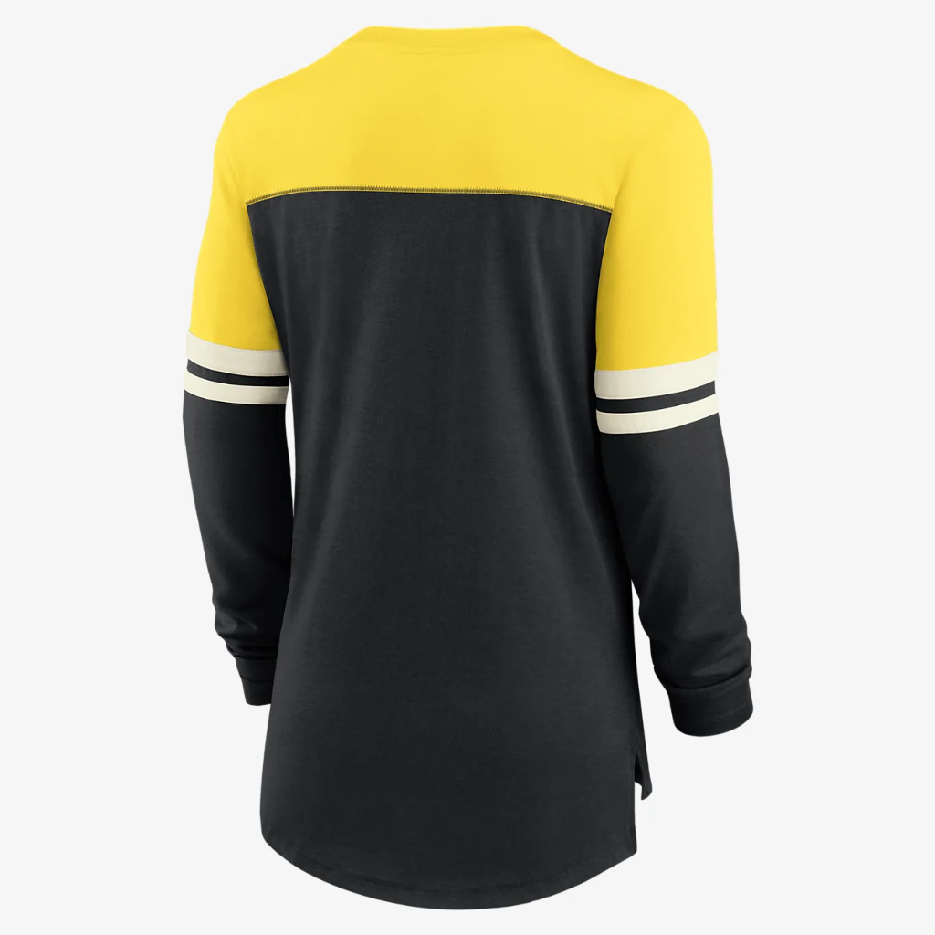 Nike Dri-FIT Retro Script (NFL Pittsburgh Steelers) Women&#039;s Long-Sleeve T-Shirt NKNX10FXV6L-IML