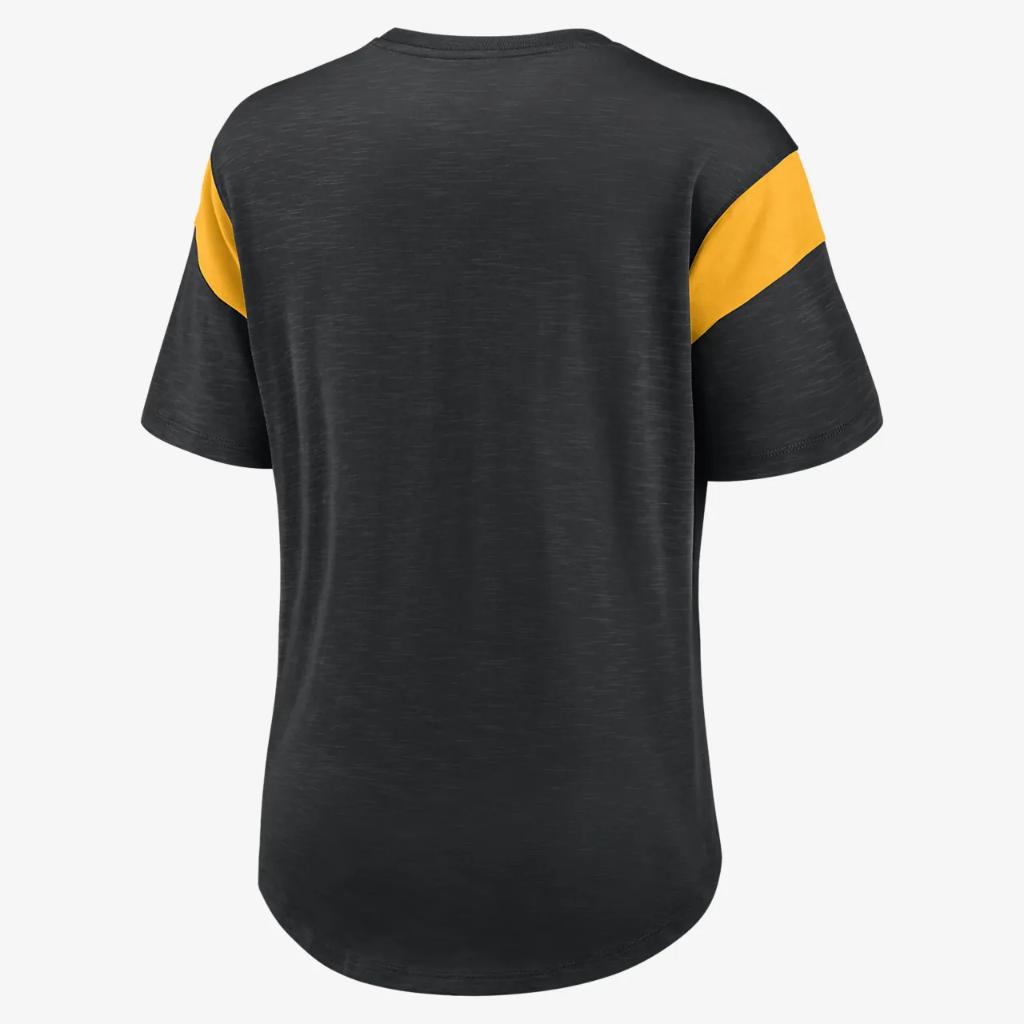 Nike Fashion Prime Logo (NFL Pittsburgh Steelers) Women&#039;s T-Shirt NKZHEG877L-0Z3