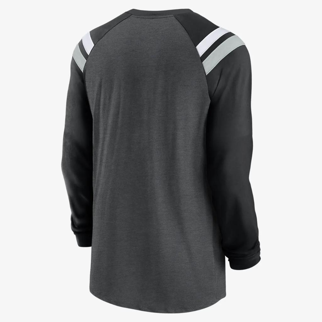 Nike Athletic Fashion (NFL Las Vegas Raiders) Men&#039;s Long-Sleeve T-Shirt NKZKEH068D-0YP