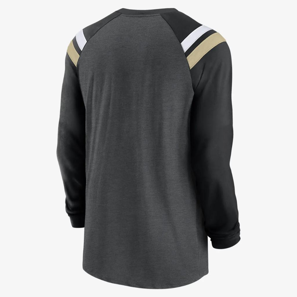 Nike Athletic Fashion (NFL New Orleans Saints) Men&#039;s Long-Sleeve T-Shirt NKZKEH117W-0YP