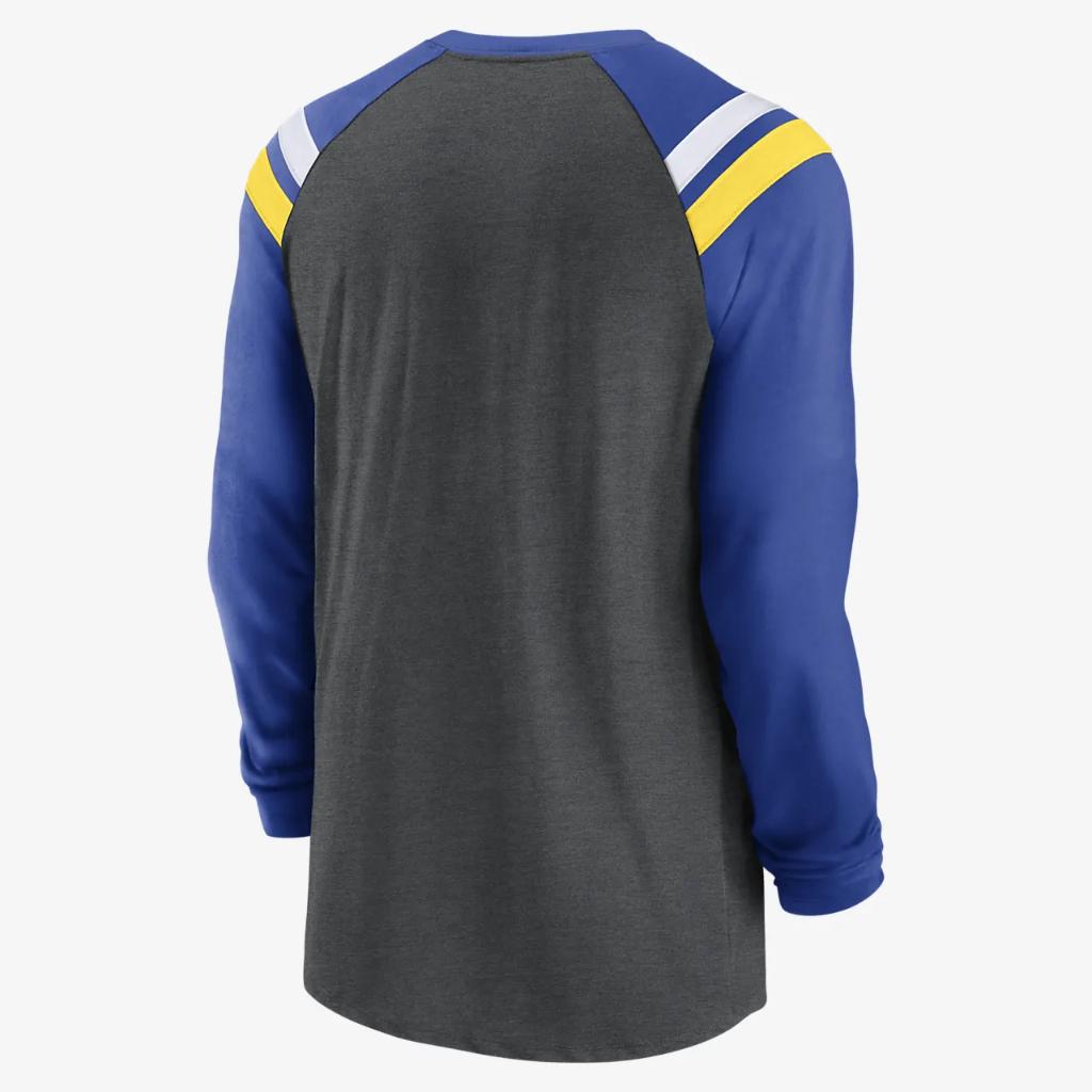 Nike Athletic Fashion (NFL Los Angeles Rams) Men&#039;s Long-Sleeve T-Shirt NKZKEL6895-0YP
