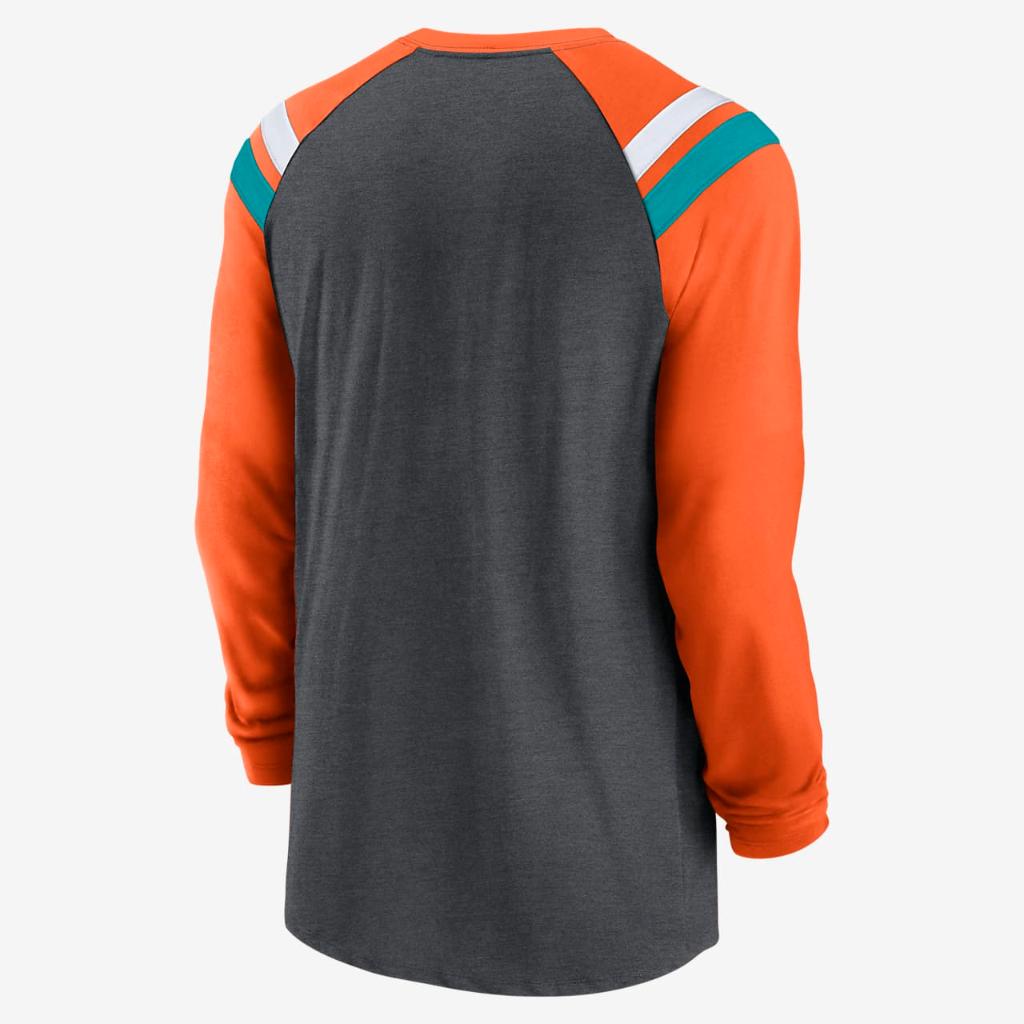 Nike Athletic Fashion (NFL Miami Dolphins) Men&#039;s Long-Sleeve T-Shirt NKZKFB239P-0YP