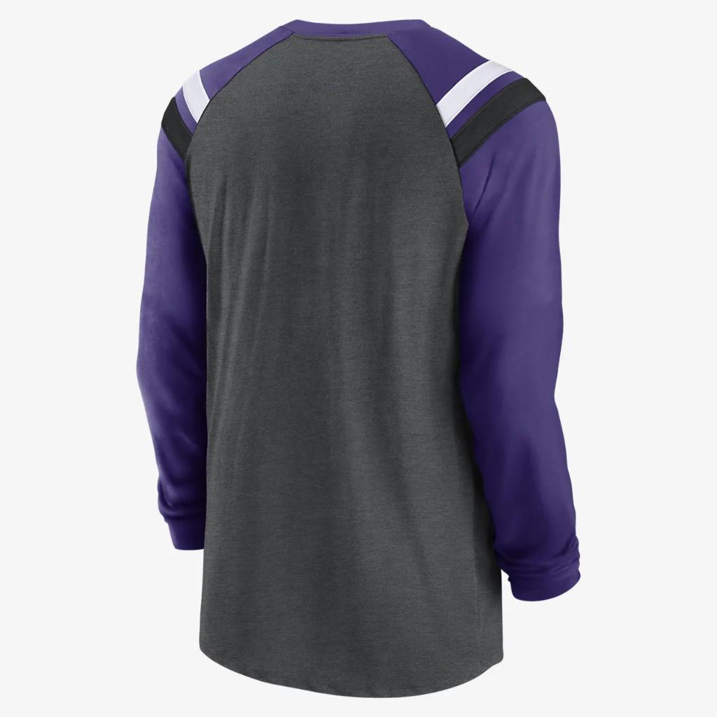 Nike Athletic Fashion (NFL Minnesota Vikings) Men&#039;s Long-Sleeve T-Shirt NKZKFB249M-0YP