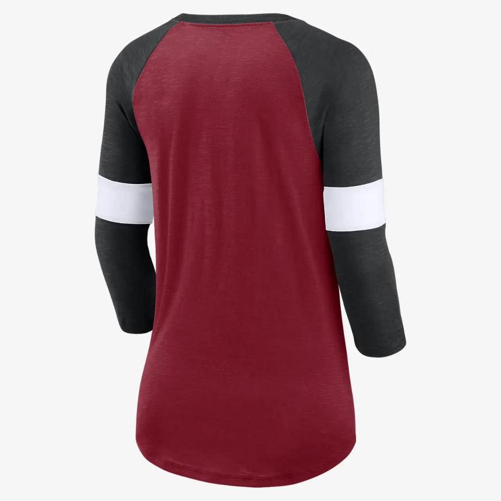 Nike Pride (NFL Arizona Cardinals) Women&#039;s 3/4-Sleeve T-Shirt NKZNFB5171-0Z5