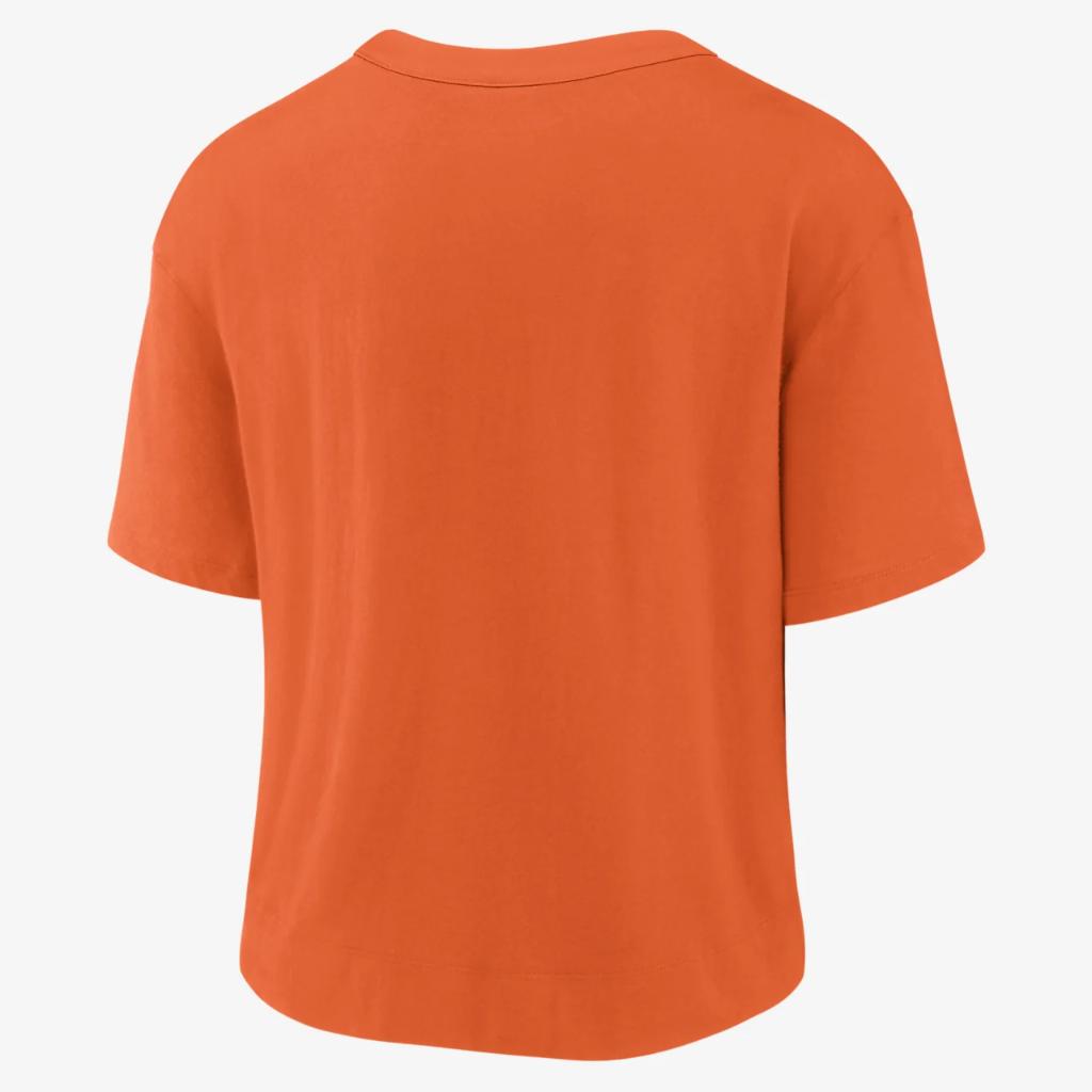 Nike Fashion (NFL Denver Broncos) Women&#039;s High-Hip T-Shirt NKZZ079K8W-06V