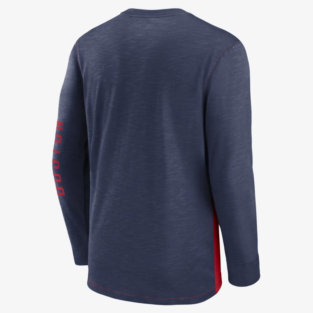 Nike Cooperstown Rewind Splitter (MLB Boston Red Sox) Men&#039;s Long-Sleeve T-Shirt NMMH11L8BRS-0M1