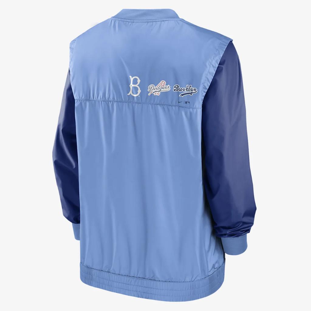 Nike Rewind Warm Up (MLB Brooklyn Dodgers) Men&#039;s Pullover Jacket NMMJ99QNKB-0RB