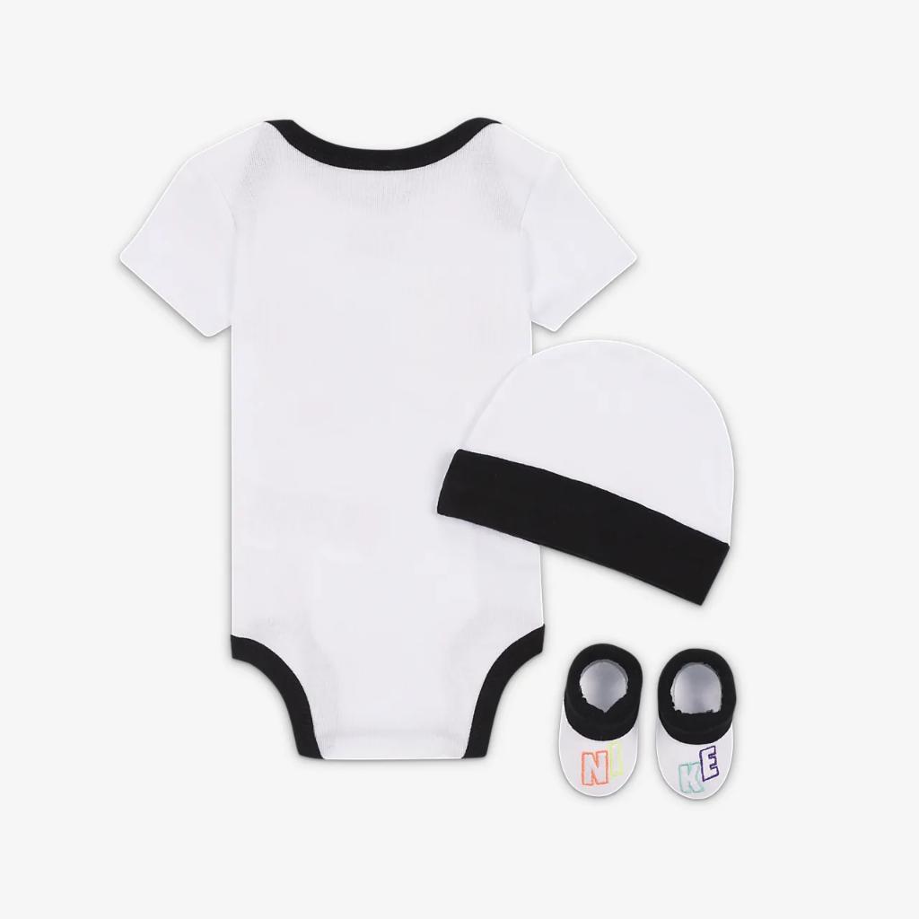 Nike &quot;Now You See Me&quot; Baby 3-Piece Bodysuit Box Set NN0648-001