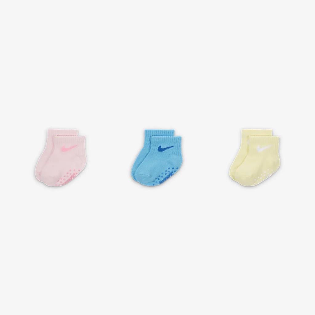 Nike Baby Gripper Socks (3-Pack) NN0754-A9Y