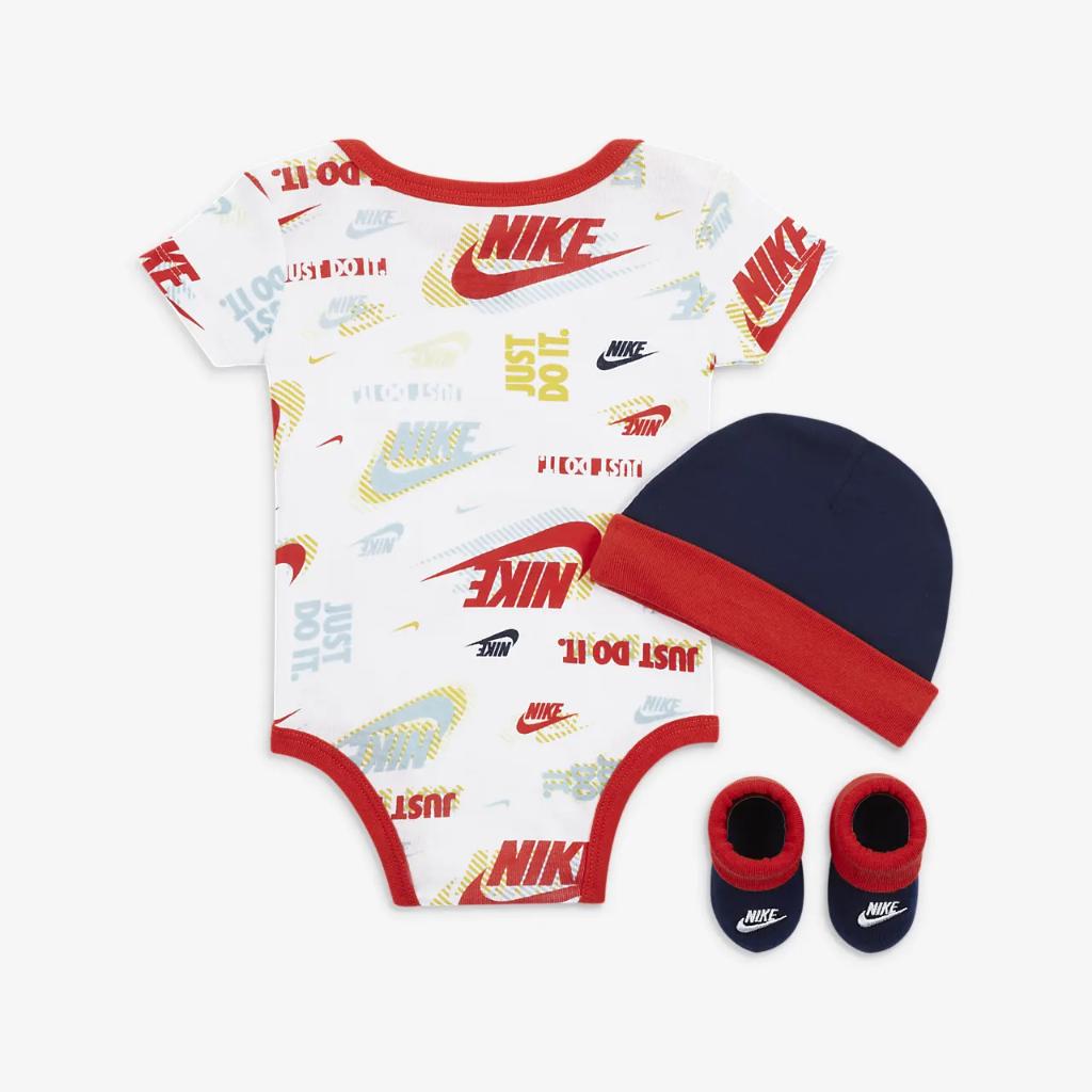 Nike Active Joy 3-Piece Bodysuit Box Set Baby Bodysuit Set NN0903-001