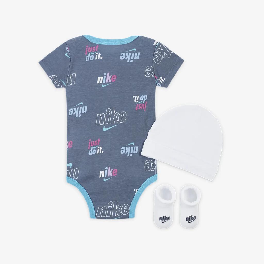 Nike E1D1 Neutral 3-Piece Gift Set Baby 3-Piece Box Set NN0904-U6B
