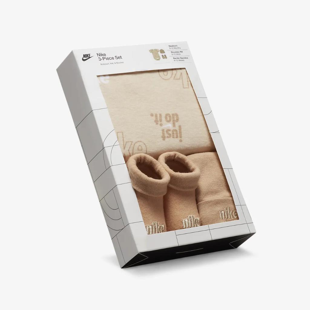 Nike E1D1 Neutral 3-Piece Gift Set Baby 3-Piece Box Set NN0904-X5C