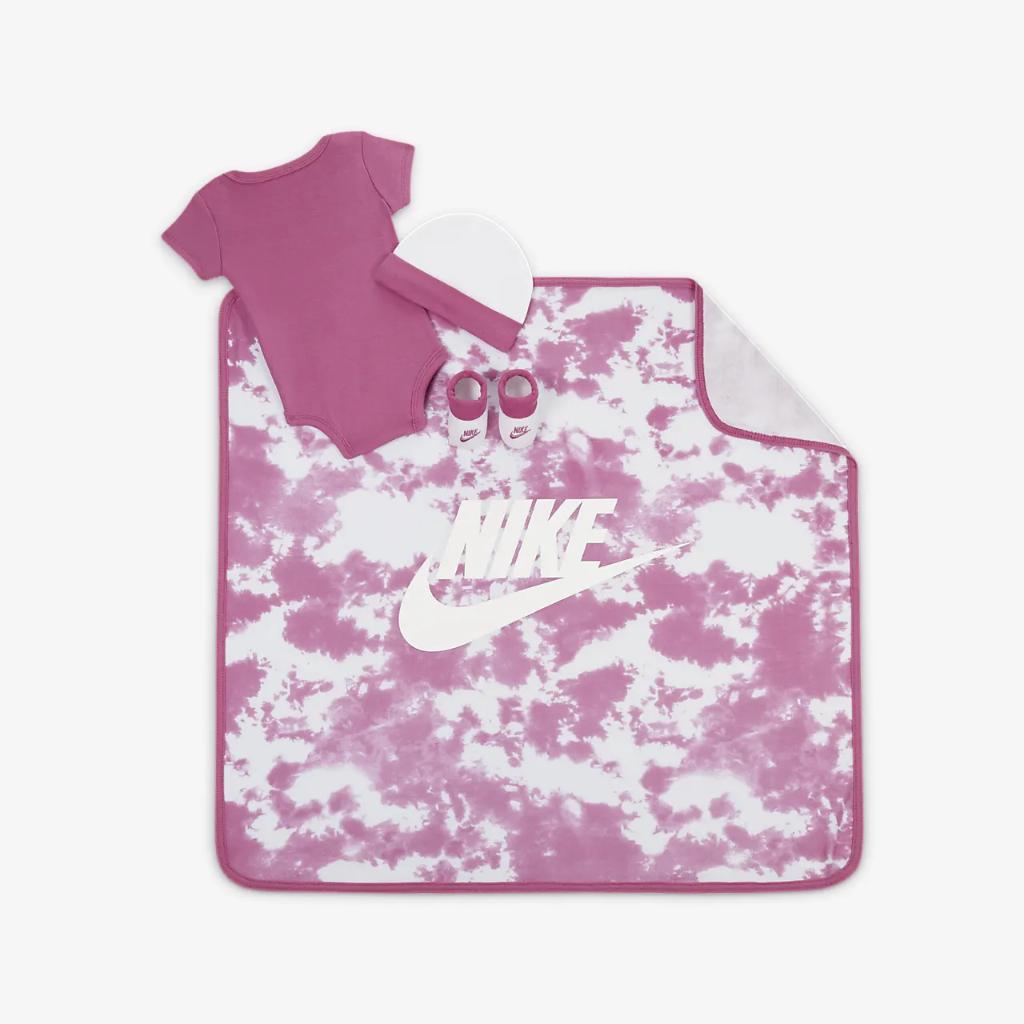 Nike Wash Pack 4-Piece Blanket Box Set Baby Blanket Set NN0908-A9X