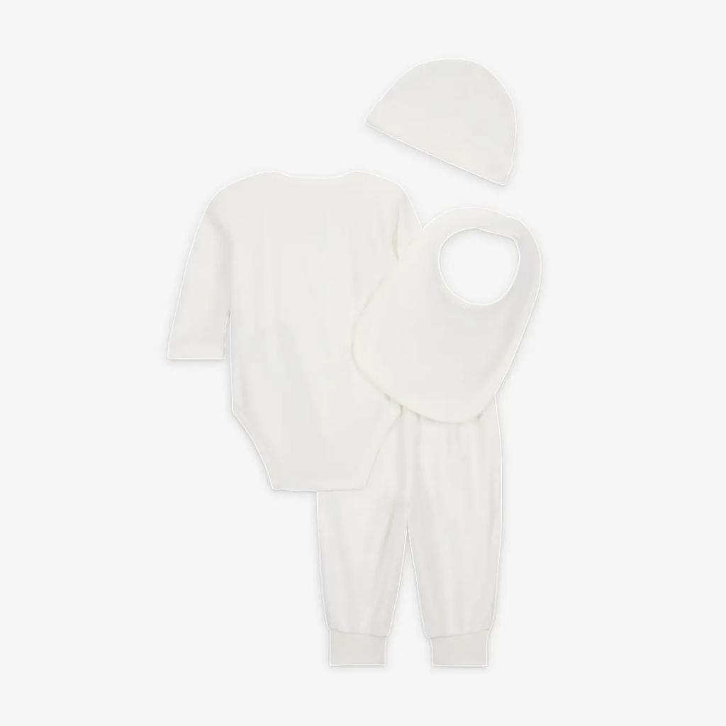 Nike 4-Piece Velour Embossed Swoosh Boxed Set Baby 4-Piece Bodysuit Set NN0998-782