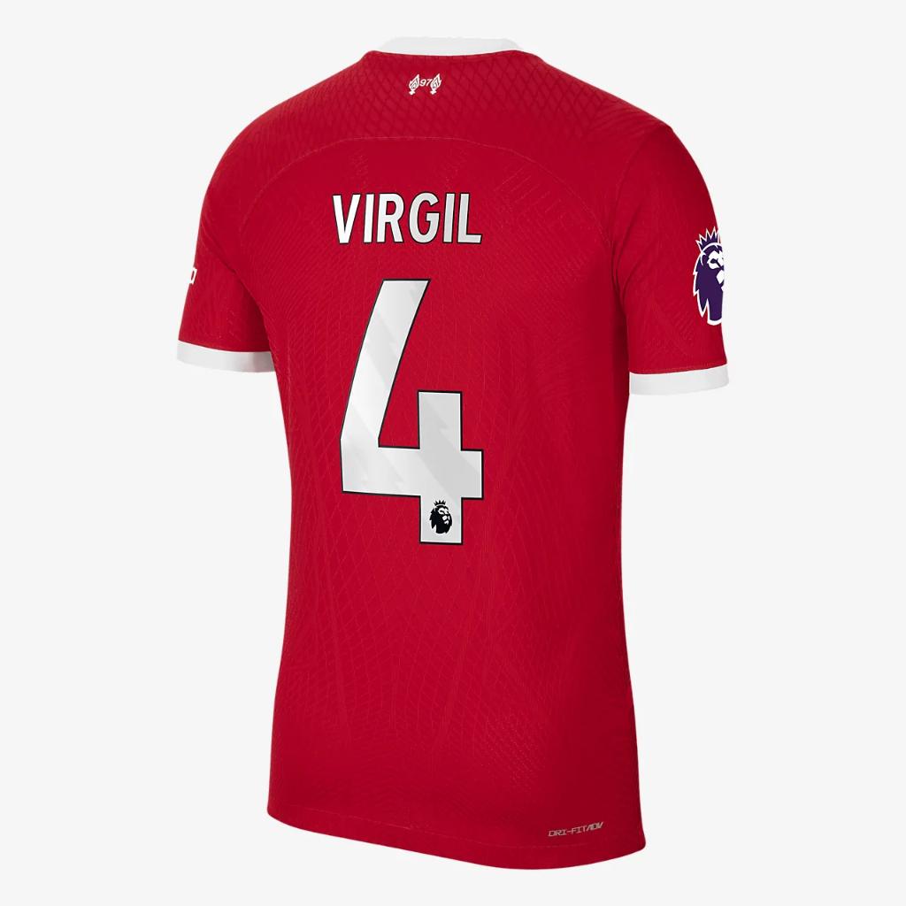 Virgil van Dijk Liverpool 2023/24 Match Home Men&#039;s Nike Dri-FIT ADV Soccer Jersey NN131404-LFC