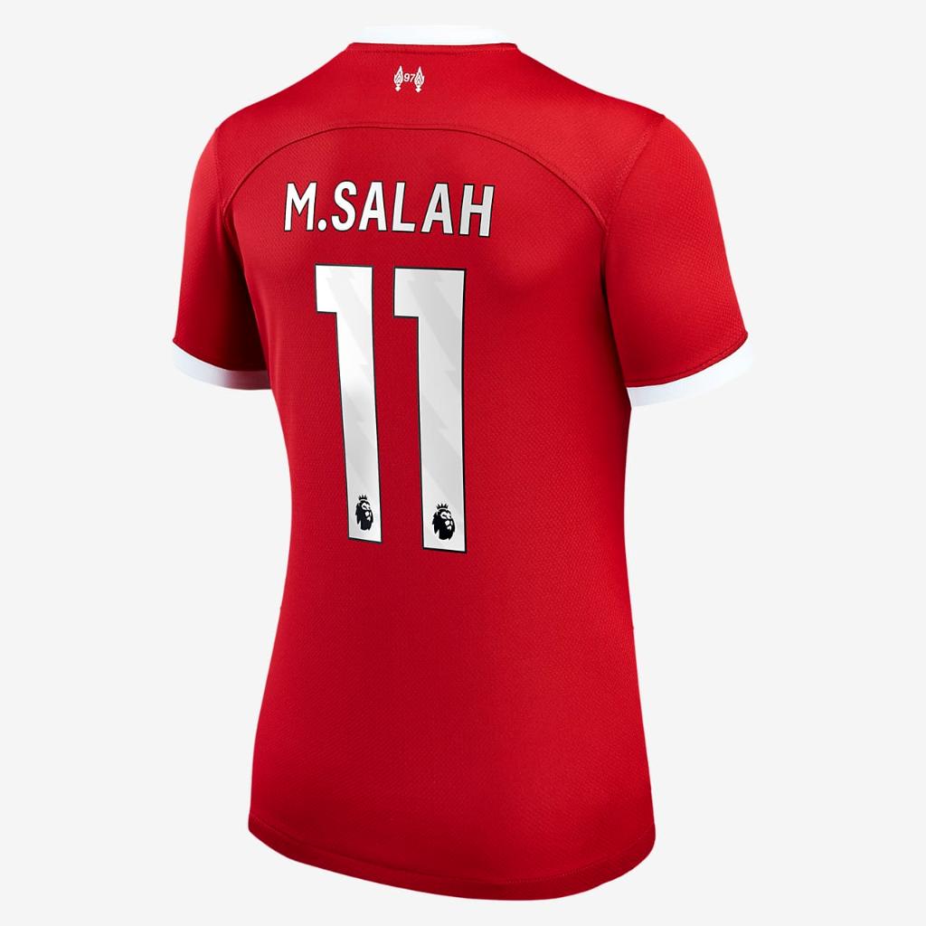 Mohamed Salah Liverpool 2023/24 Stadium Home Women&#039;s Nike Dri-FIT Soccer Jersey NN131417-LFC