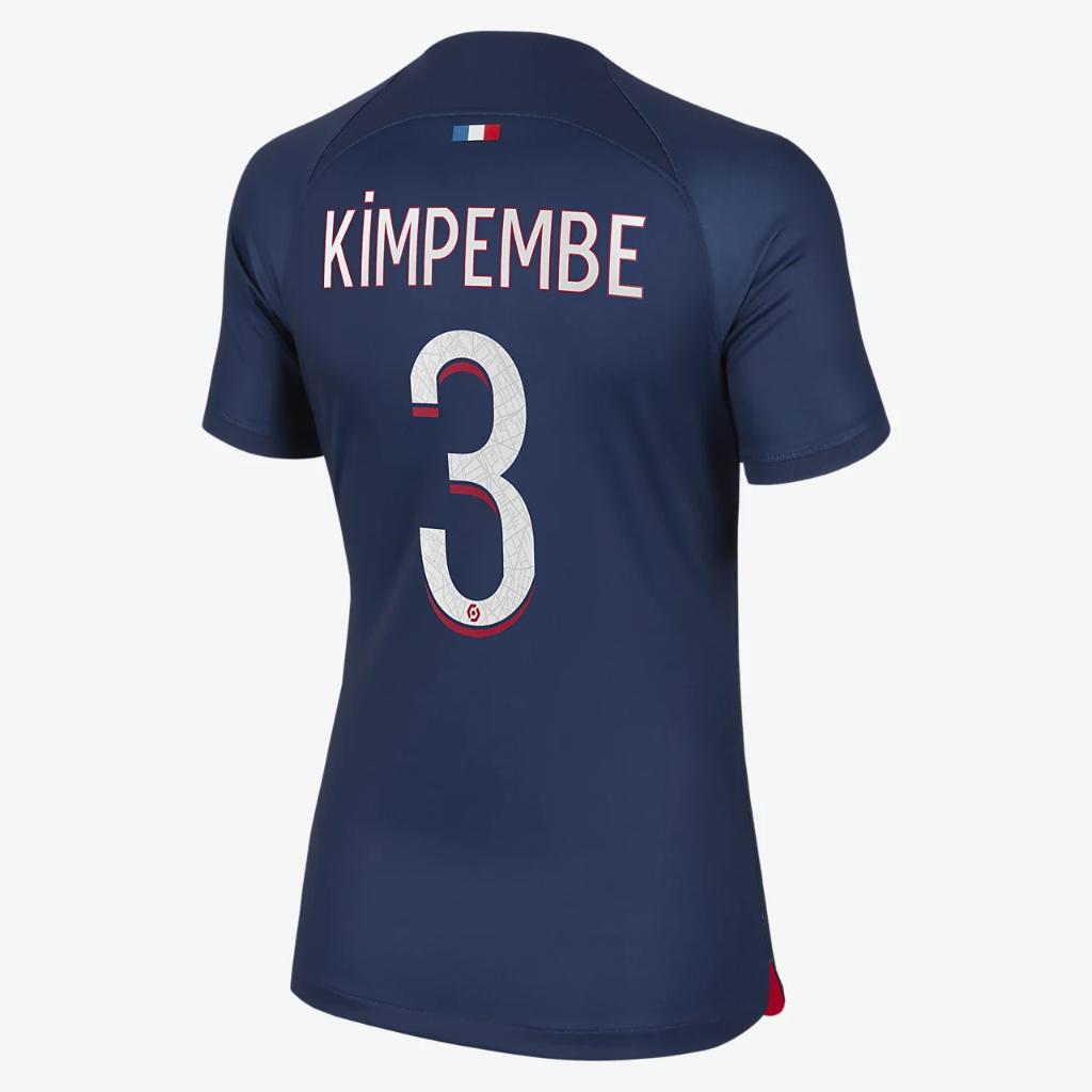 Presnel Kimpembe Paris Saint-Germain 2023/24 Stadium Home Women&#039;s Nike Dri-FIT Soccer Jersey NN250296-PSG