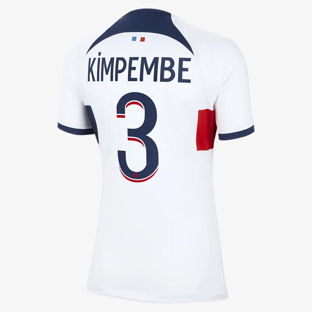 Presnel Kimpembe Paris Saint-Germain 2023/24 Stadium Away Women&#039;s Nike Dri-FIT Soccer Jersey NN286834-PSG