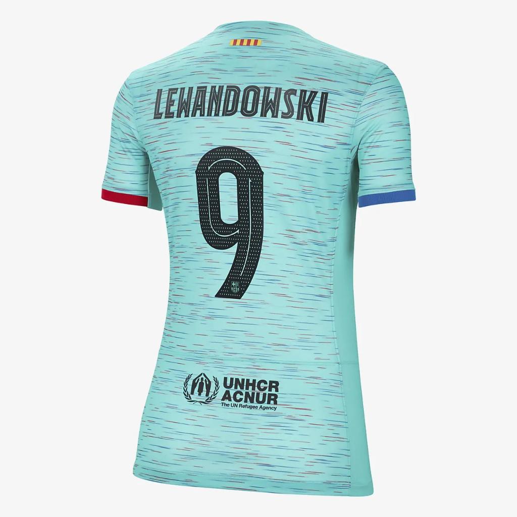 Robert Lewandowski Barcelona 2023/24 Stadium Third Women&#039;s Nike Dri-FIT Soccer Jersey NN391830-FCB