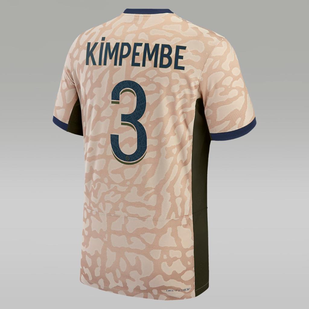 Presnel Kimpembe Paris Saint-Germain 2023/24 Match Fourth Men&#039;s Nike Dri-FIT ADV Soccer Jersey NN41112980-PSG