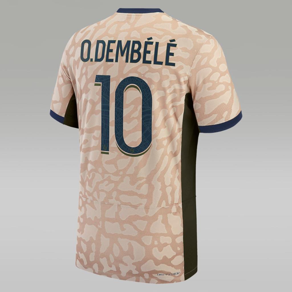 Ousmane Dembélé Paris Saint-Germain 2023/24 Match Fourth Men&#039;s Nike Dri-FIT ADV Soccer Jersey NN41112982-PSG