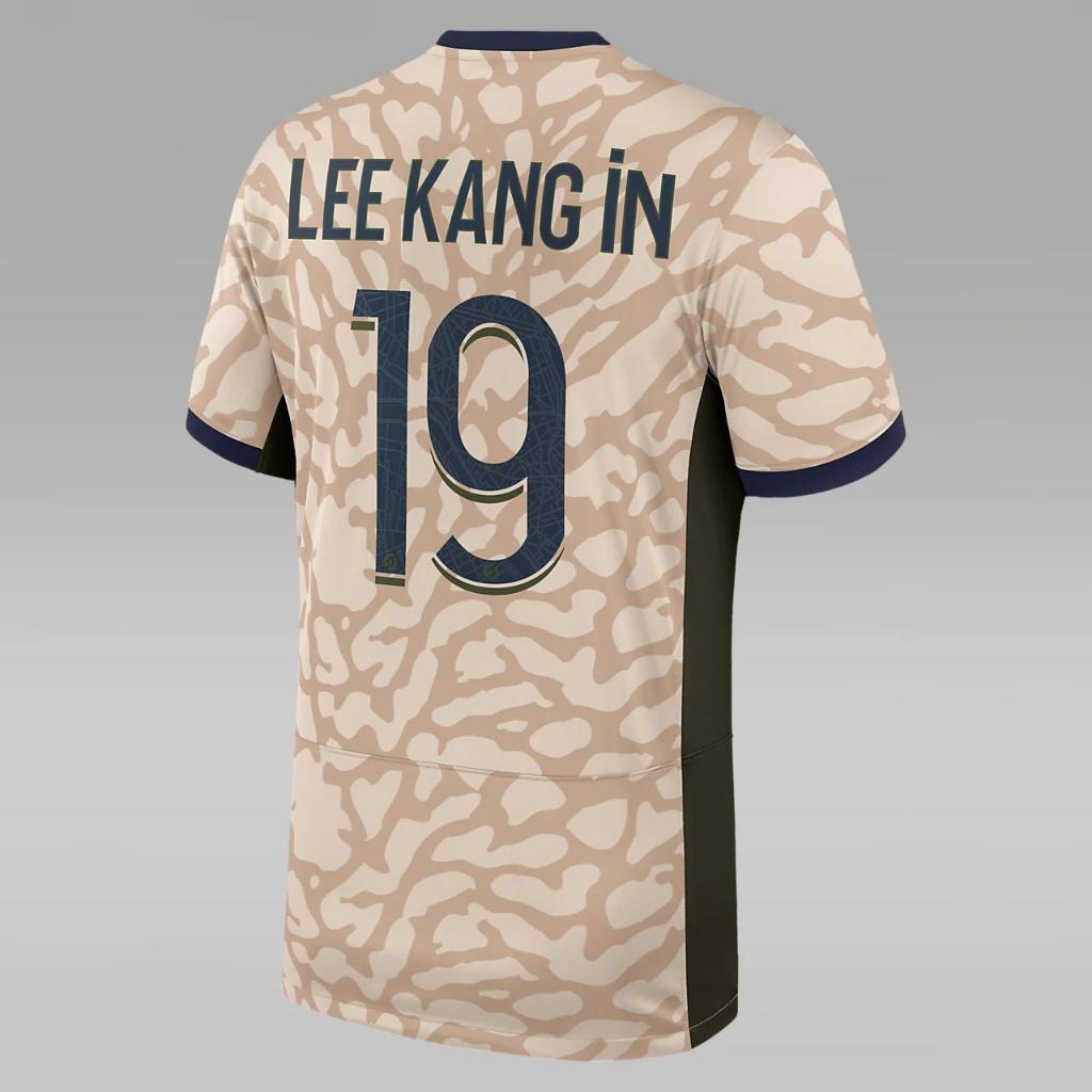 Lee Kang-in Paris Saint-Germain 2023/24 Stadium Fourth Men&#039;s Nike Dri-FIT Soccer Jersey NN41112988-PSG