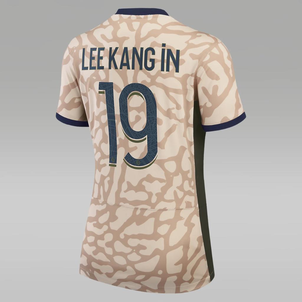 Lee Kang-in Paris Saint-Germain 2023/24 Stadium Fourth Women&#039;s Nike Dri-FIT Soccer Jersey NN41112993-PSG
