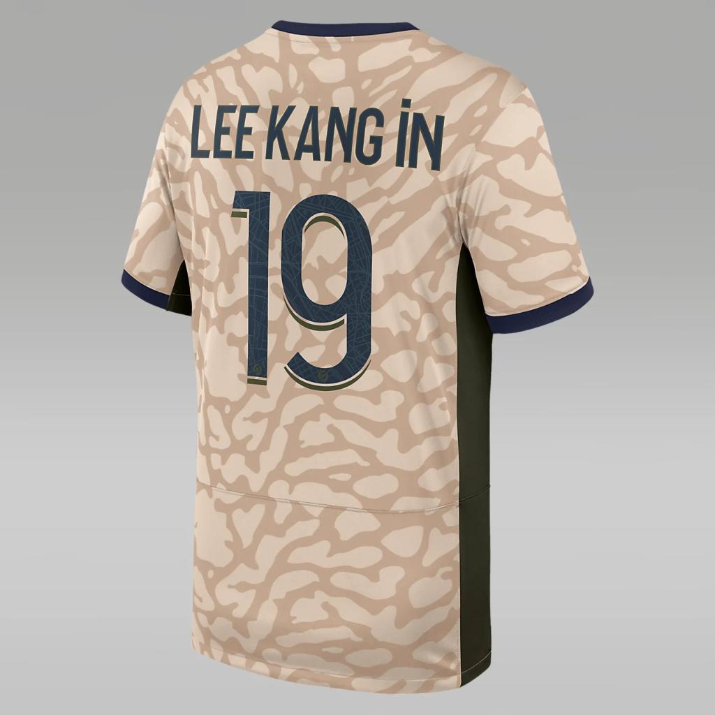 Lee Kang-in Paris Saint-Germain 2023/24 Stadium Fourth Big Kids&#039; Nike Dri-FIT Soccer Jersey NN41112998-PSG
