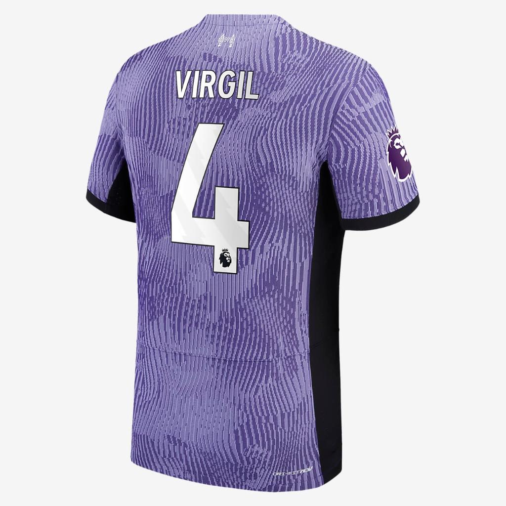 Virgil van Dijk Liverpool 2023/24 Match Third Men&#039;s Nike Dri-FIT ADV Soccer Jersey NN442833-LFC