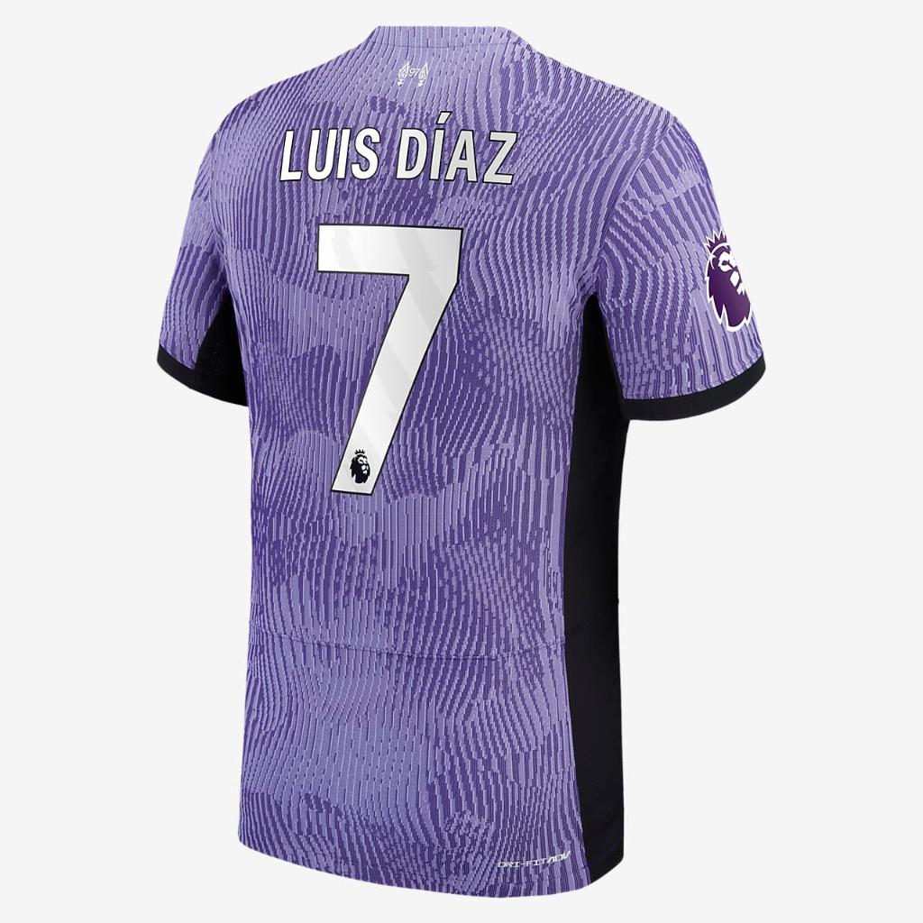 Luis Díaz Liverpool 2023/24 Match Third Men&#039;s Nike Dri-FIT ADV Soccer Jersey NN442836-LFC