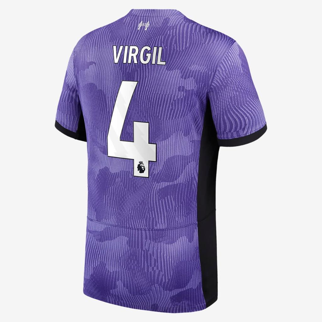 Virgil van Dijk Liverpool 2023/24 Stadium Third Men&#039;s Nike Dri-FIT Soccer Jersey NN442840-LFC