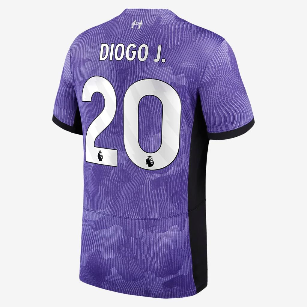 Diogo Jota Liverpool 2023/24 Stadium Third Big Kids&#039; Nike Dri-FIT Soccer Jersey NN442856-LFC