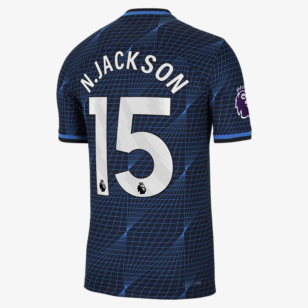 Nicolas Jackson Chelsea 2023/24 Match Away Men&#039;s Nike Dri-FIT ADV Soccer Jersey NN519419-CFC