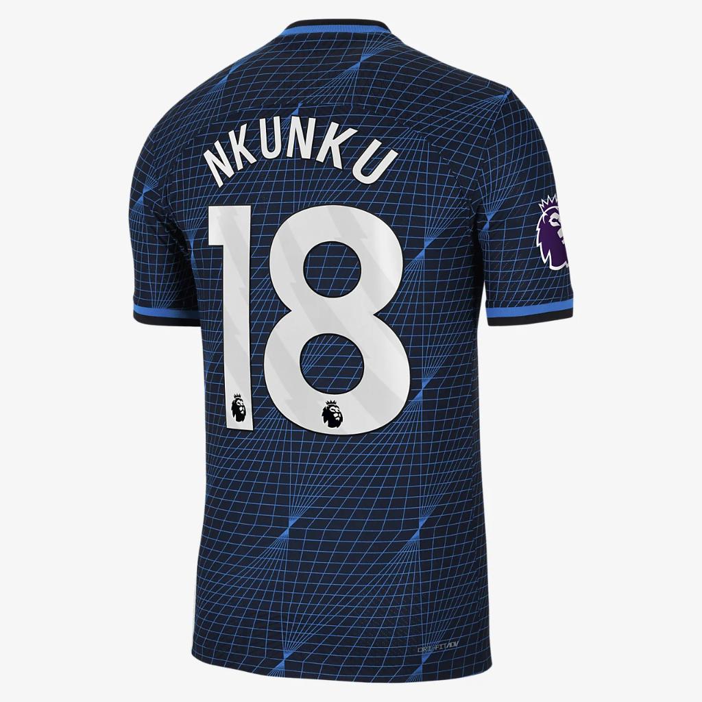 Christopher Nkunku Chelsea 2023/24 Match Away Men&#039;s Nike Dri-FIT ADV Soccer Jersey NN519420-CFC