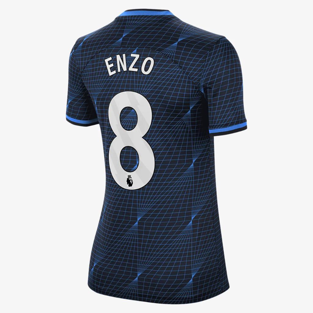 Enzo Fernández Chelsea 2023/24 Stadium Away Women&#039;s Nike Dri-FIT Soccer Jersey NN519426-CFC
