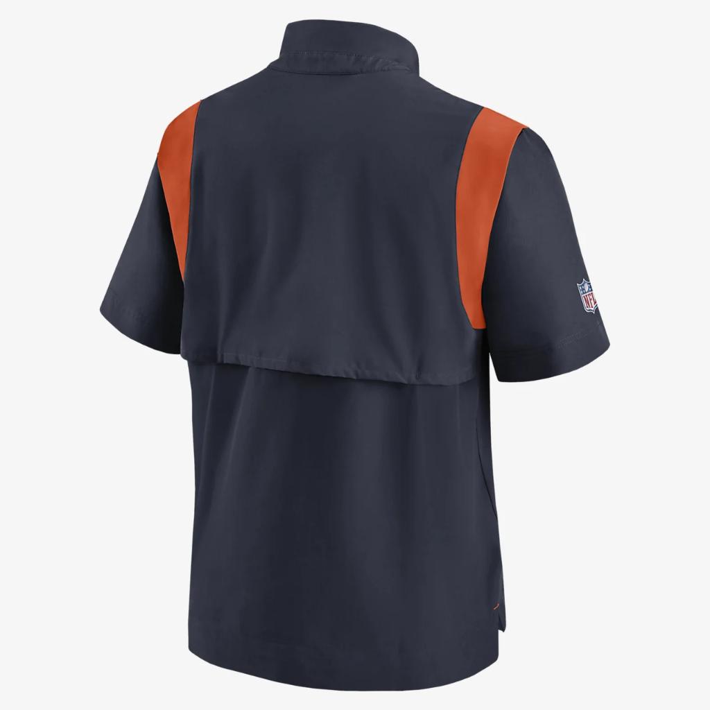 Nike Sideline Coach Lockup (NFL Chicago Bears) Men&#039;s Short-Sleeve Jacket NS15051Y7Q-63Q