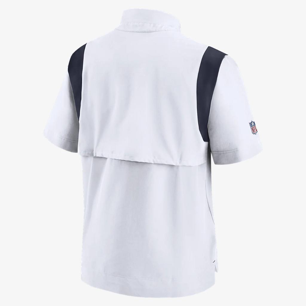 Nike Sideline Coach Lockup (NFL New England Patriots) Men&#039;s Short-Sleeve Jacket NS15081K8K-63Q