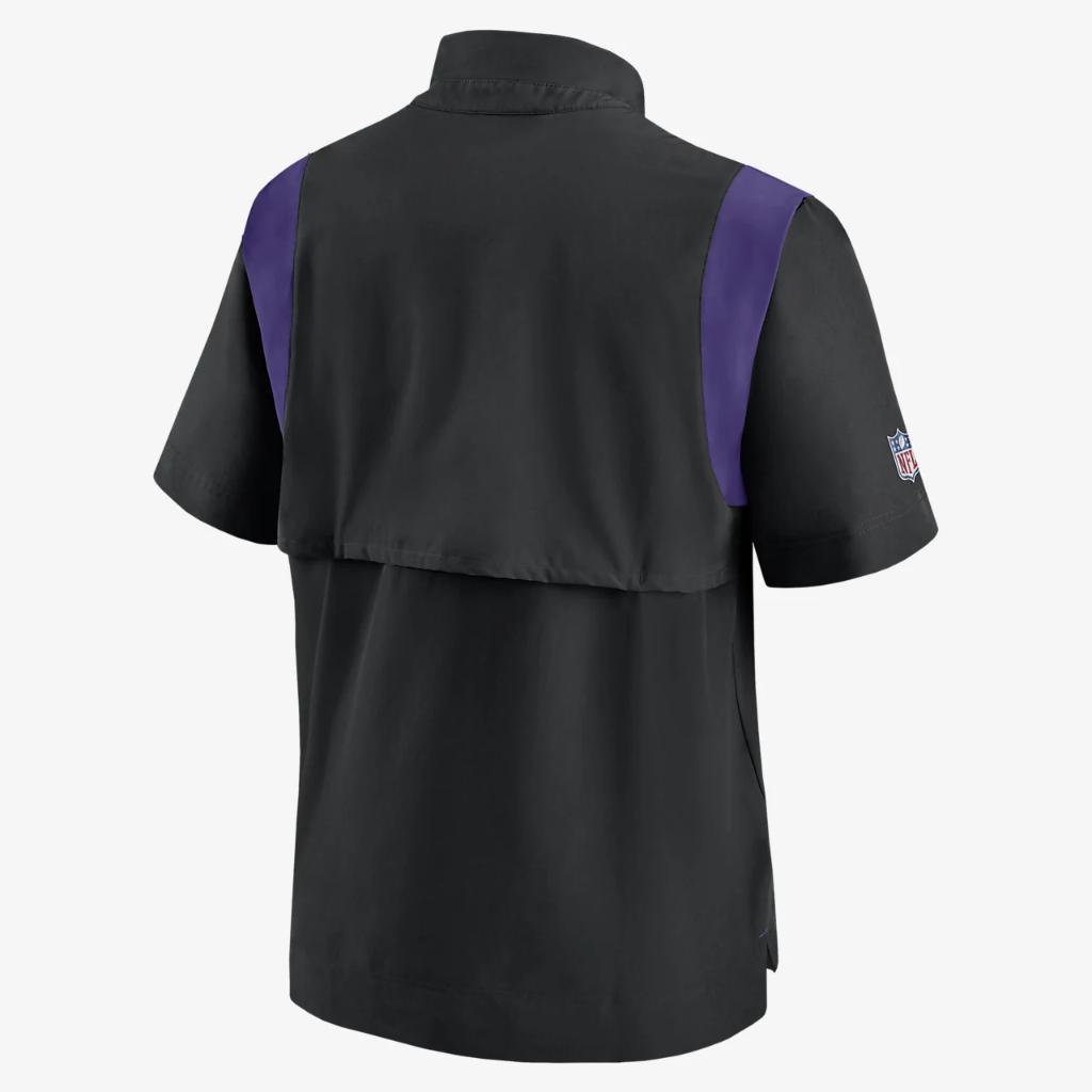 Nike Sideline Coach Lockup (NFL Minnesota Vikings) Men&#039;s Short-Sleeve Jacket NS15091N9M-63Q