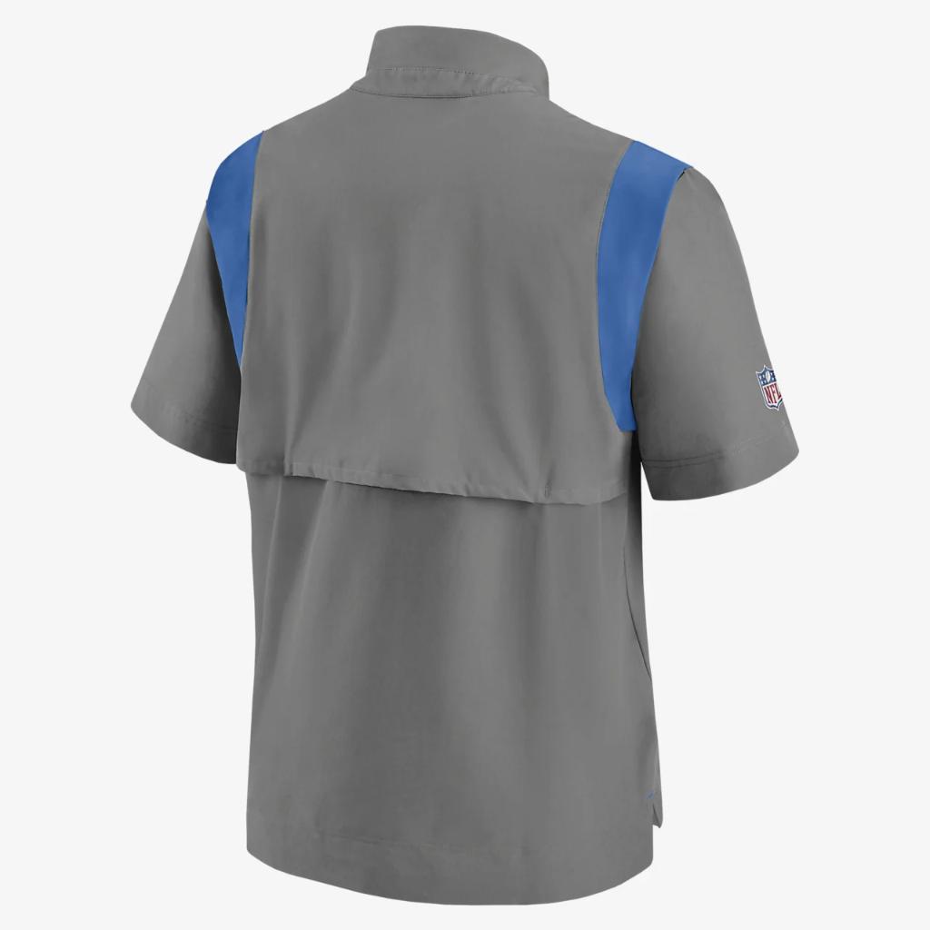 Nike Sideline Coach Lockup (NFL Detroit Lions) Men&#039;s Short-Sleeve Jacket NS15346T9S-63Q