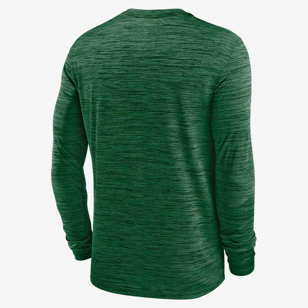 Nike Dri-FIT Velocity Athletic Stack (NFL New York Jets) Men&#039;s Long-Sleeve T-Shirt NS163PC9Z-62Y