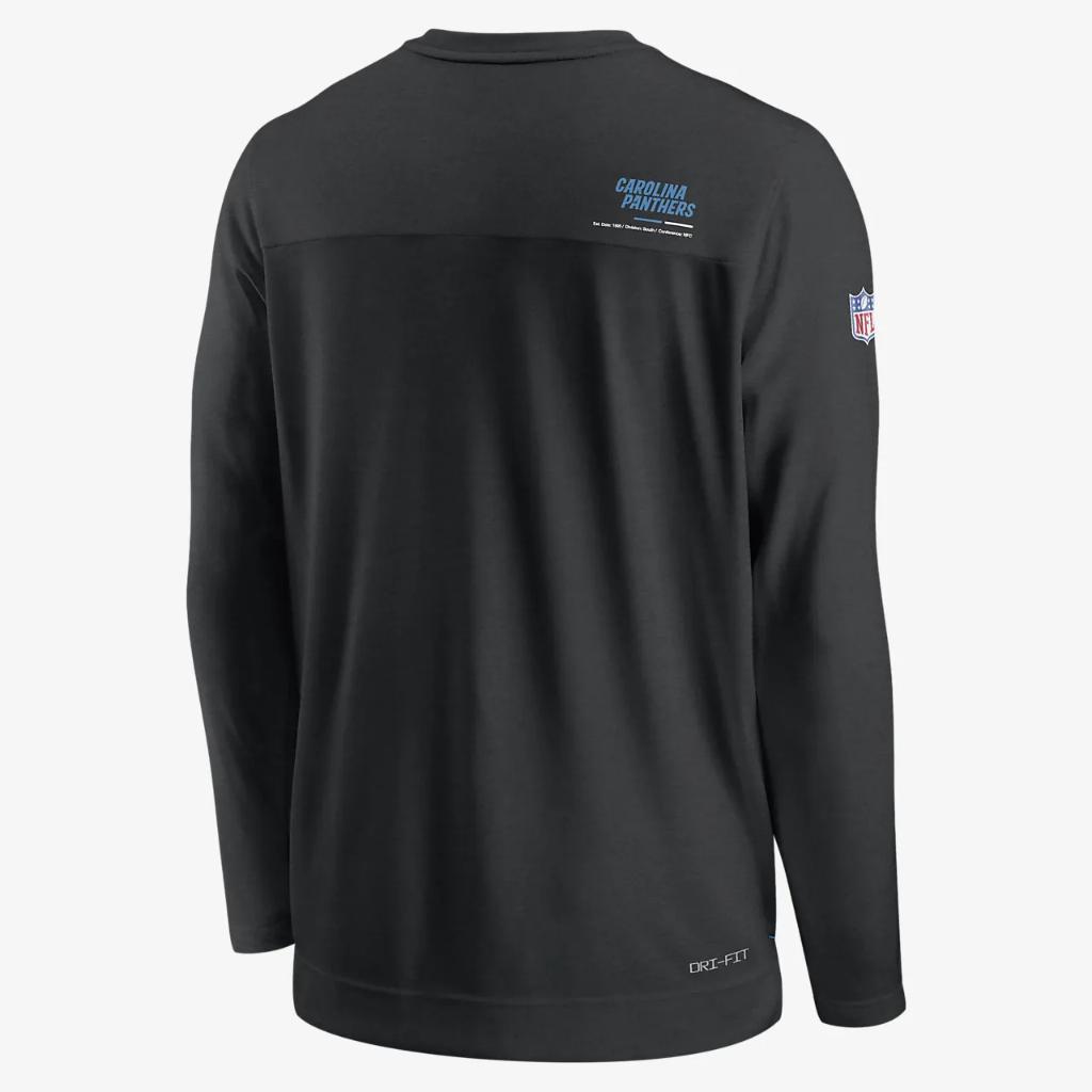 Nike Dri-FIT Lockup Coach UV (NFL Carolina Panthers) Men&#039;s Long-Sleeve Top NS2511Y777-636