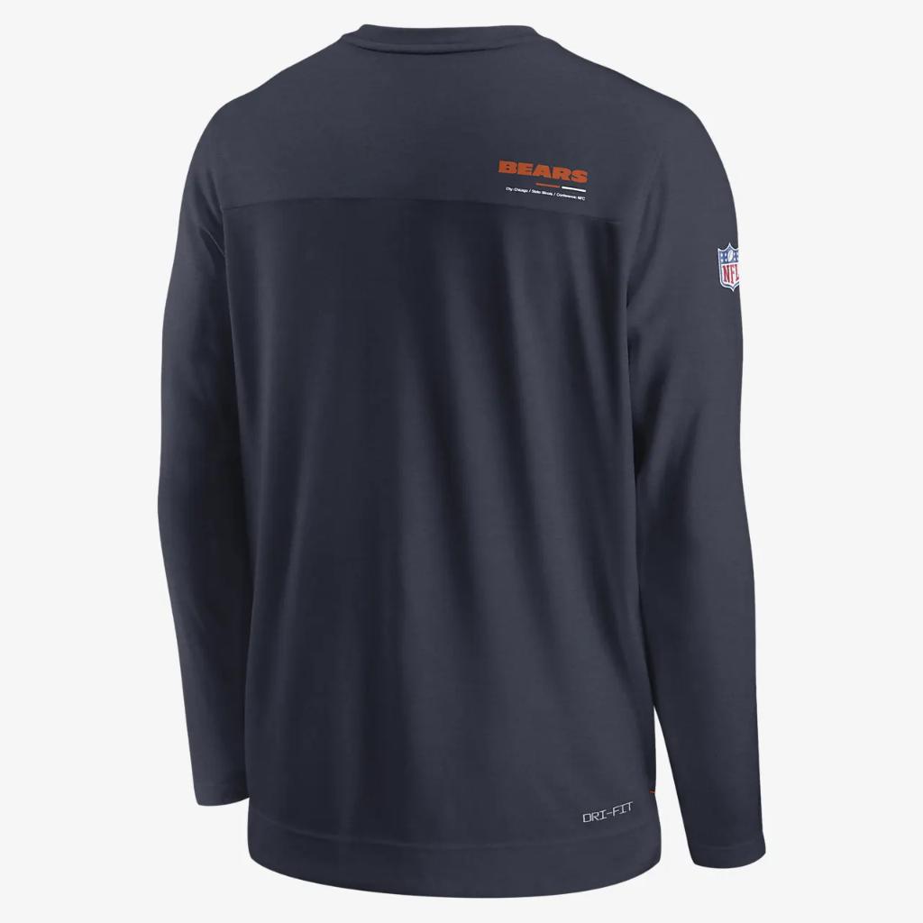Nike Dri-FIT Lockup Coach UV (NFL Chicago Bears) Men&#039;s Long-Sleeve Top NS2511YA7Q-636